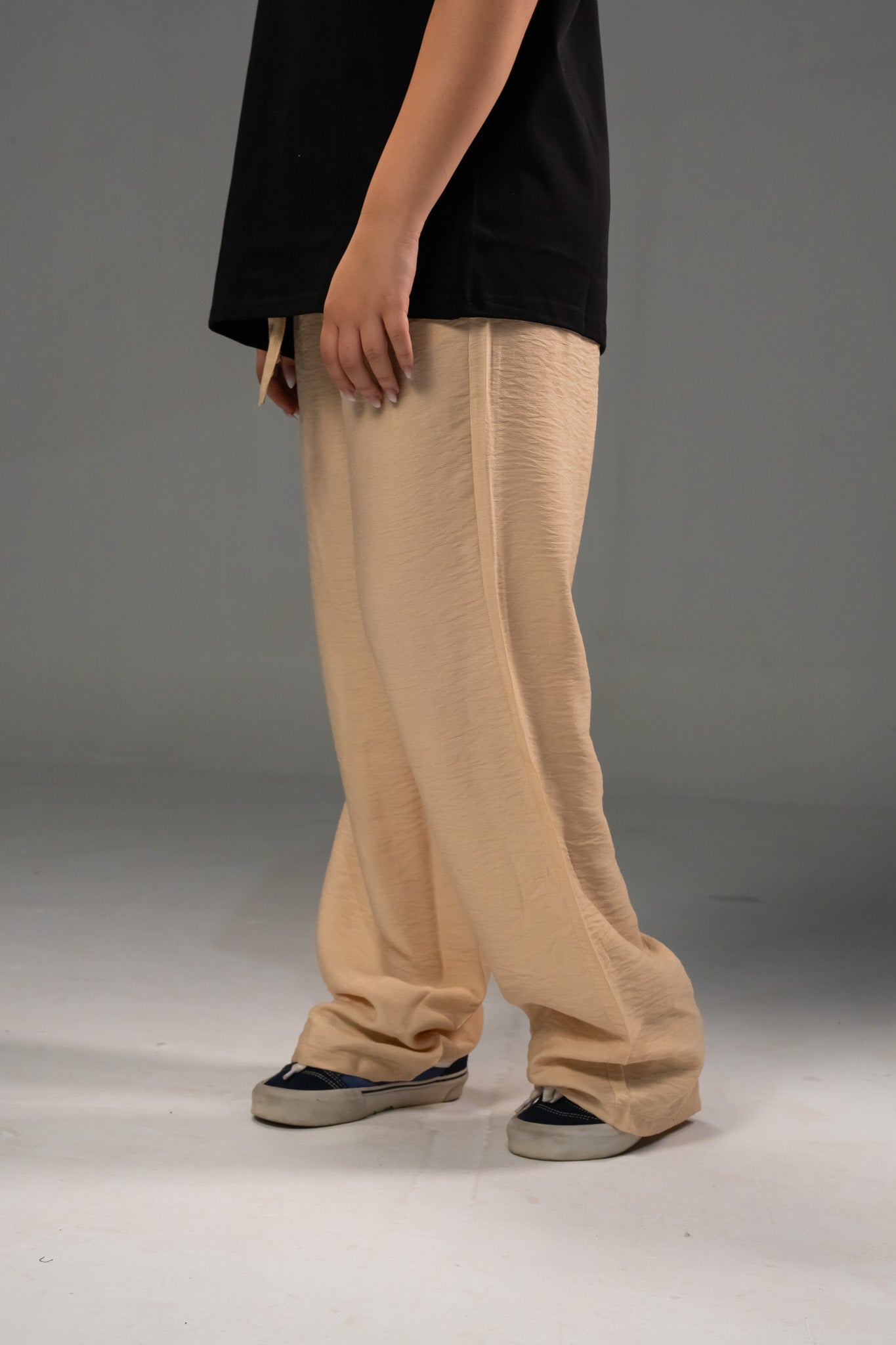Beige Linen Pants