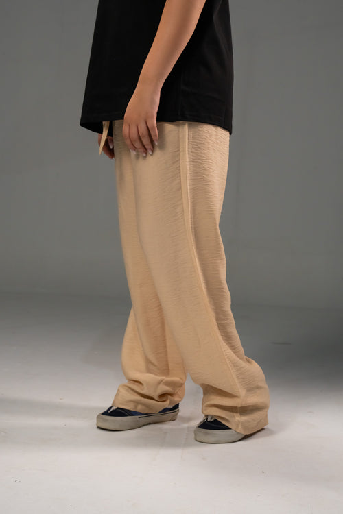 Beige Linen Pants
