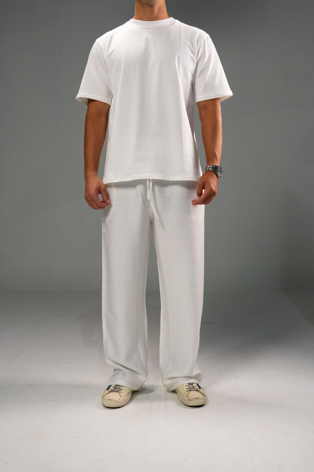 White Basic Tee