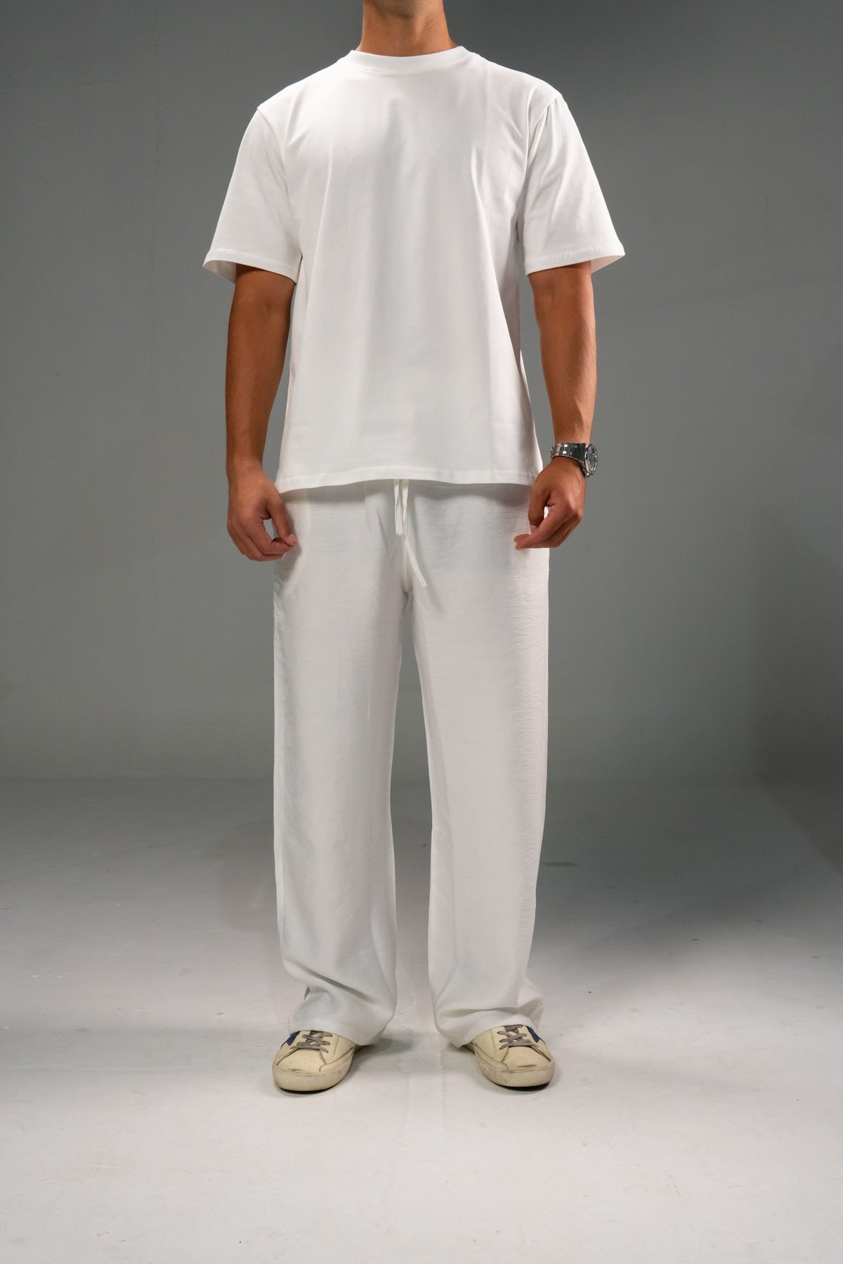 White Basic Tee