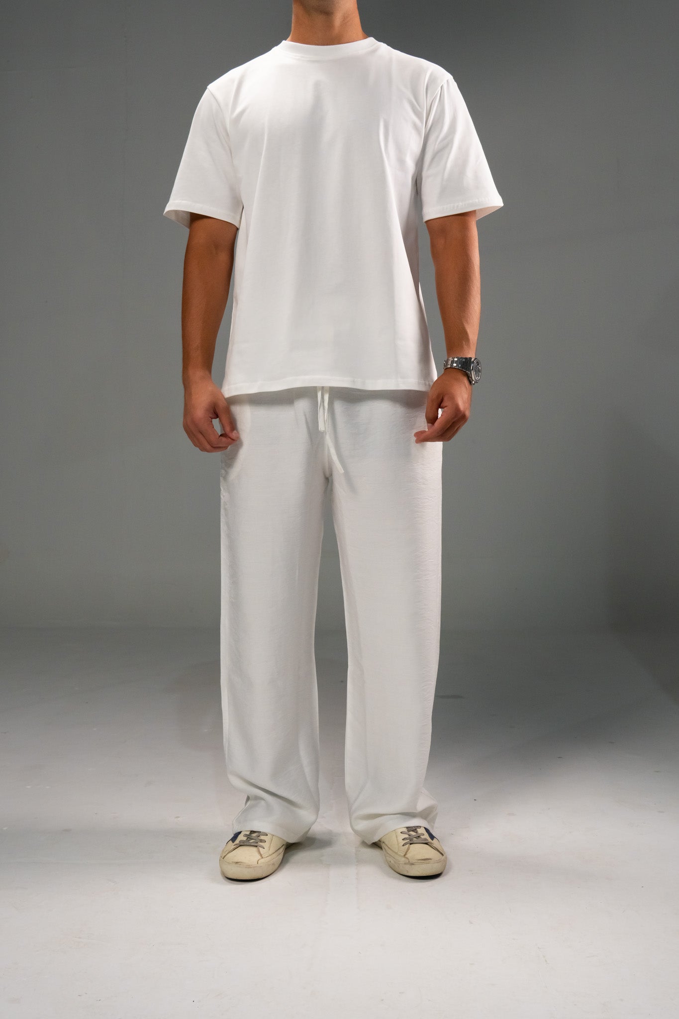 White Basic Tee