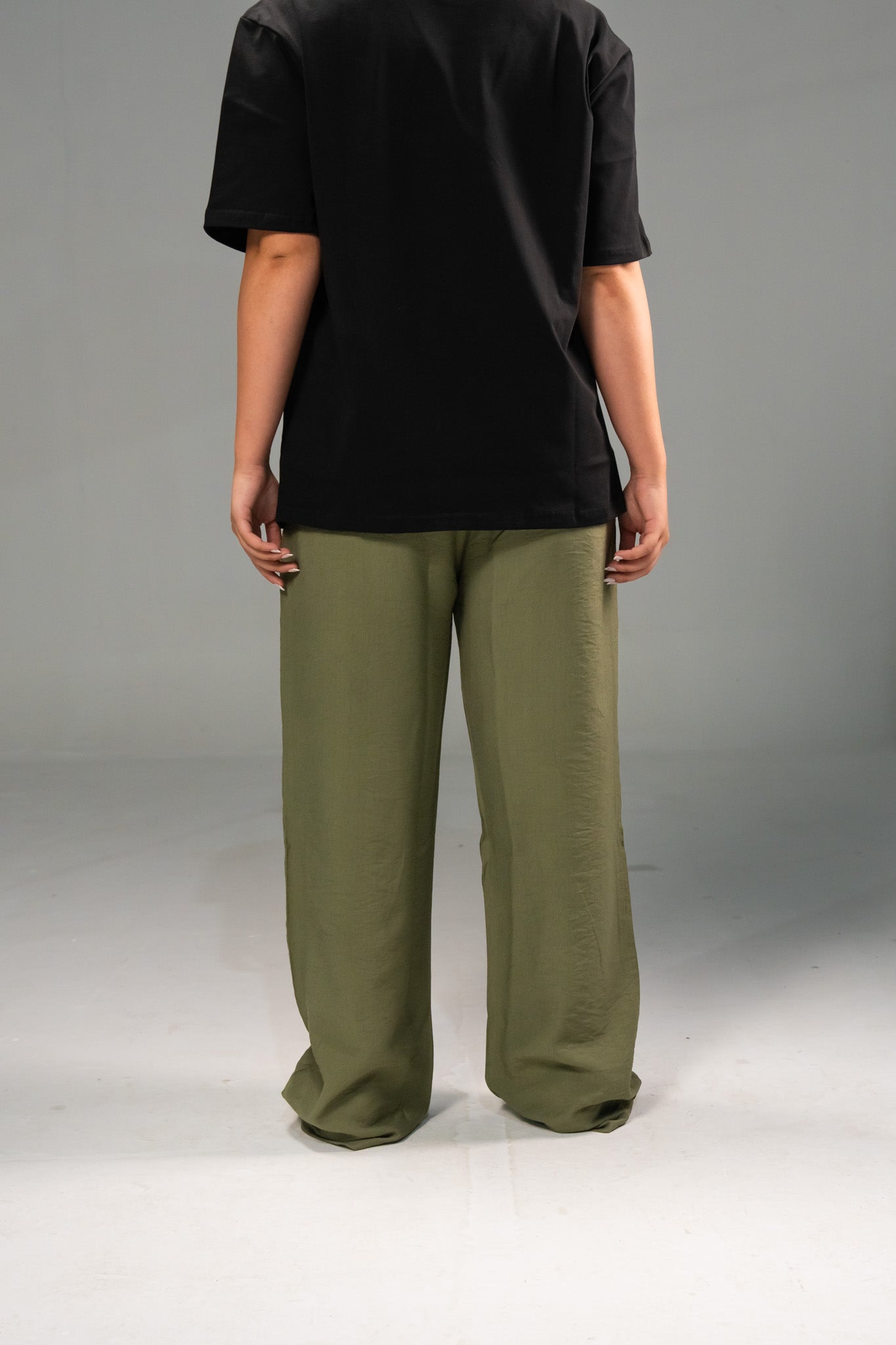 Olive Linen Pants