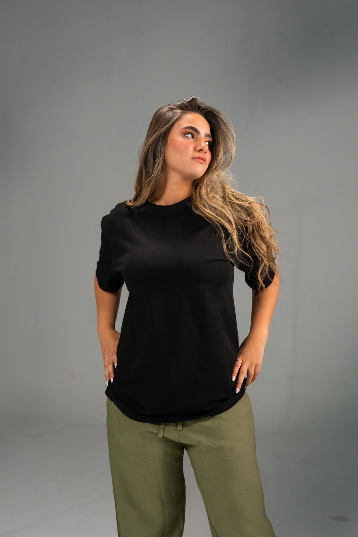 Black Basic Tee