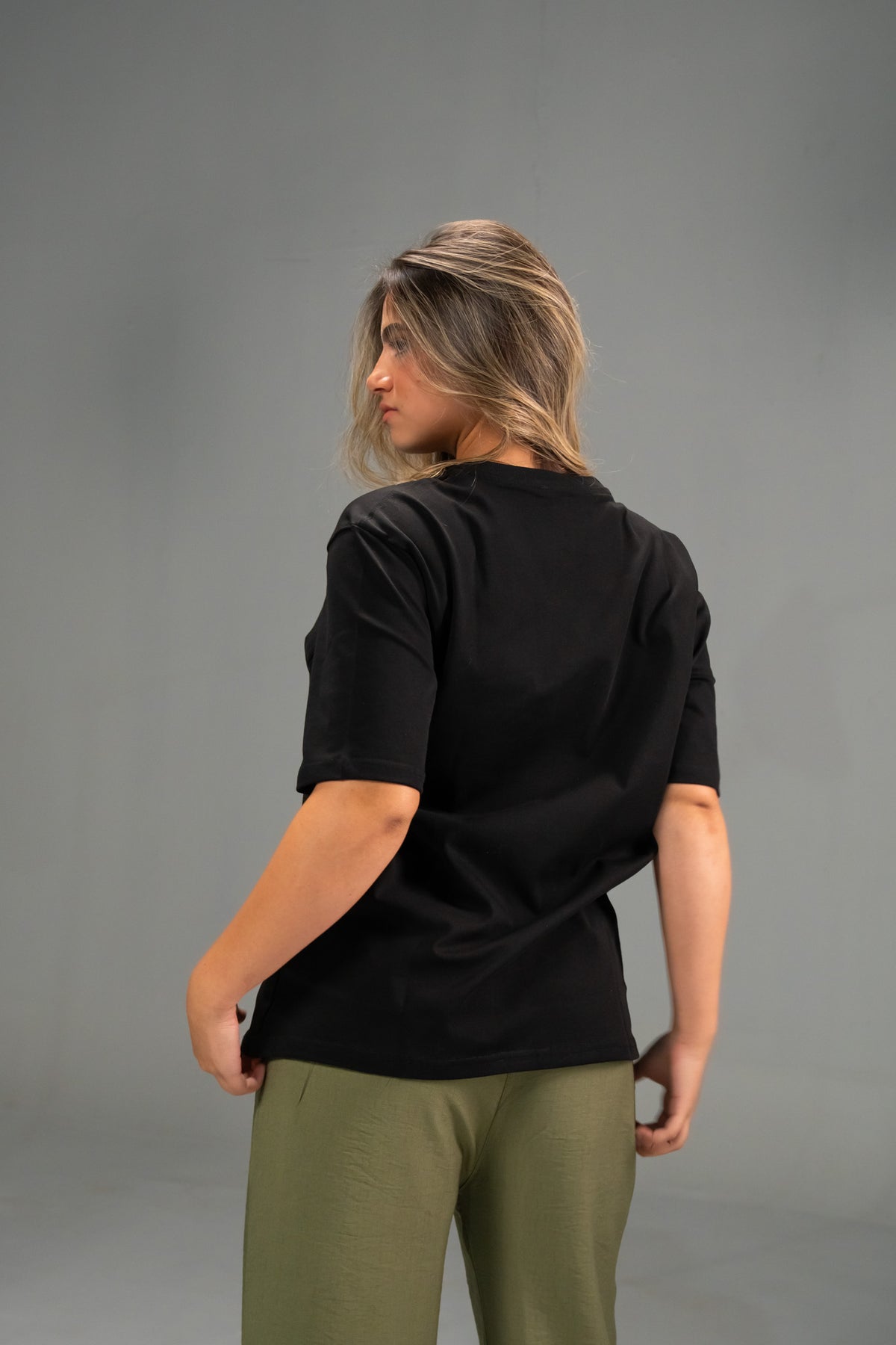 Black Basic Tee